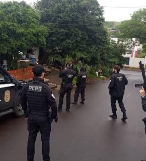 MEGAOPERAÇÃO POLICIAL CUMPRE MANDADOS EM LARANJEIRAS DO SUL E REGIÃO