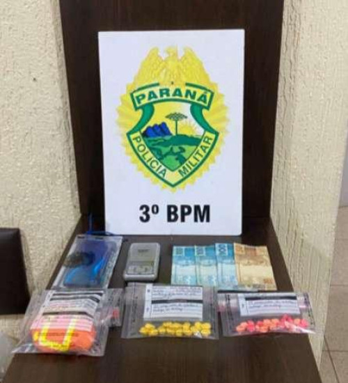 POLÍCIA MILITAR PRENDE HOMEM POR TRÁFICO DE DROGAS EM PATO BRANCO