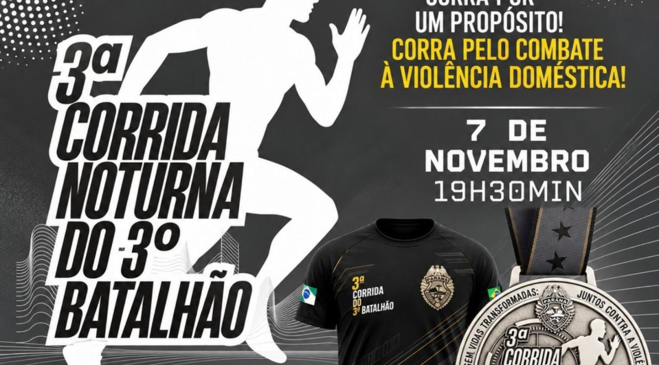 3ª CORRIDA NOTURNA DO 3º BPM PATO BRANCO