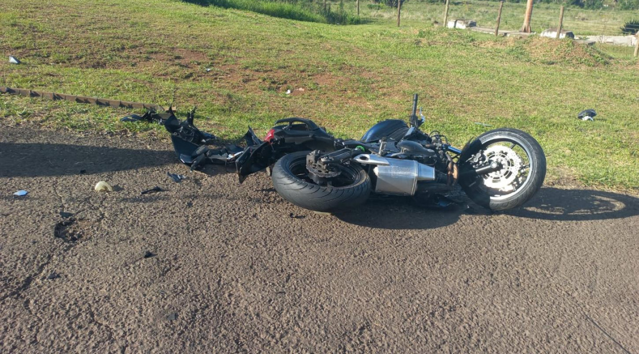 ACIDENTE COM VÍTIMA É REGISTRADO NA PRC-483 EM FRANCISCO BELTRÃO-PR
