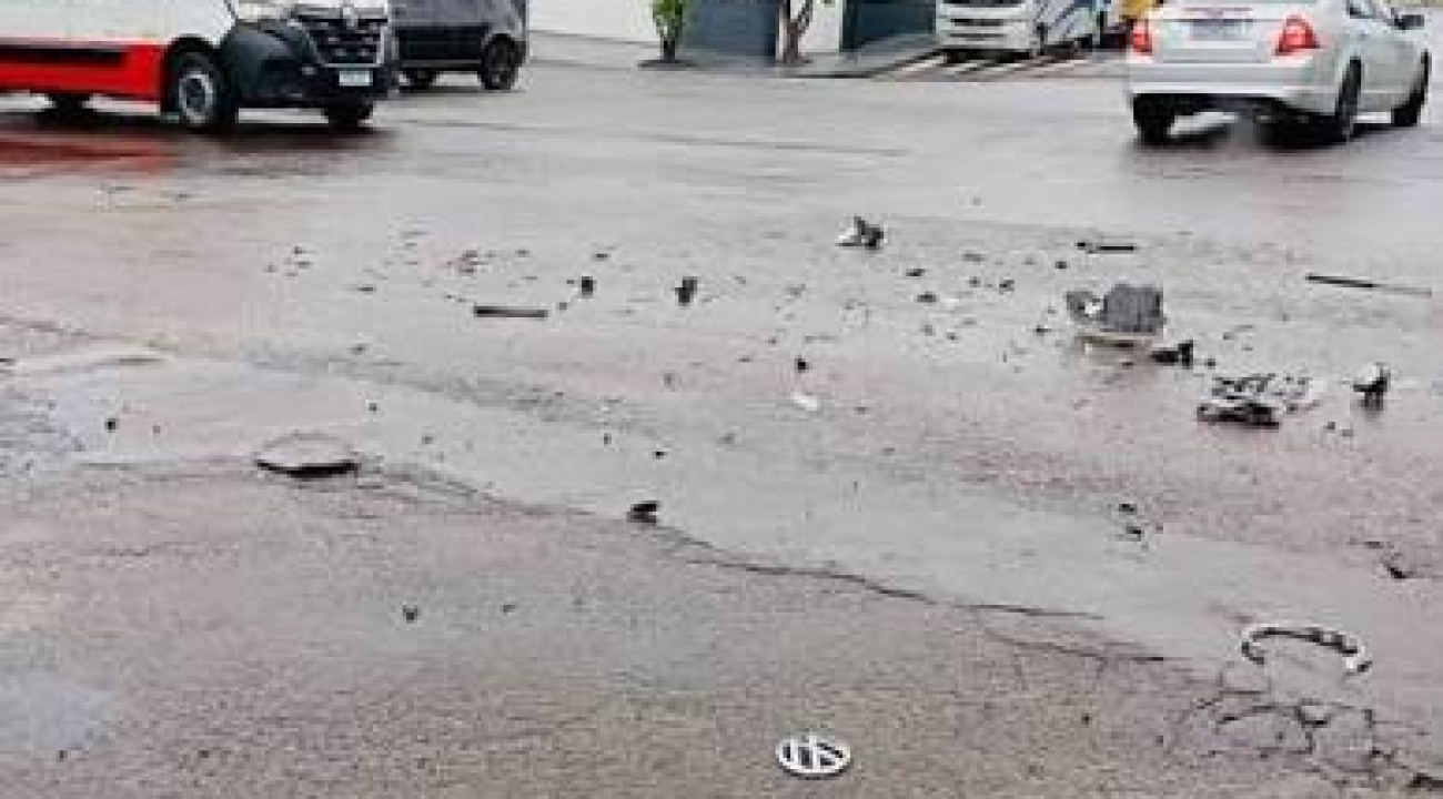 COLISÃO ENTRE CARROS DEIXA UMA PESSOA FERIDA EM SANTA IZABEL DO OESTE