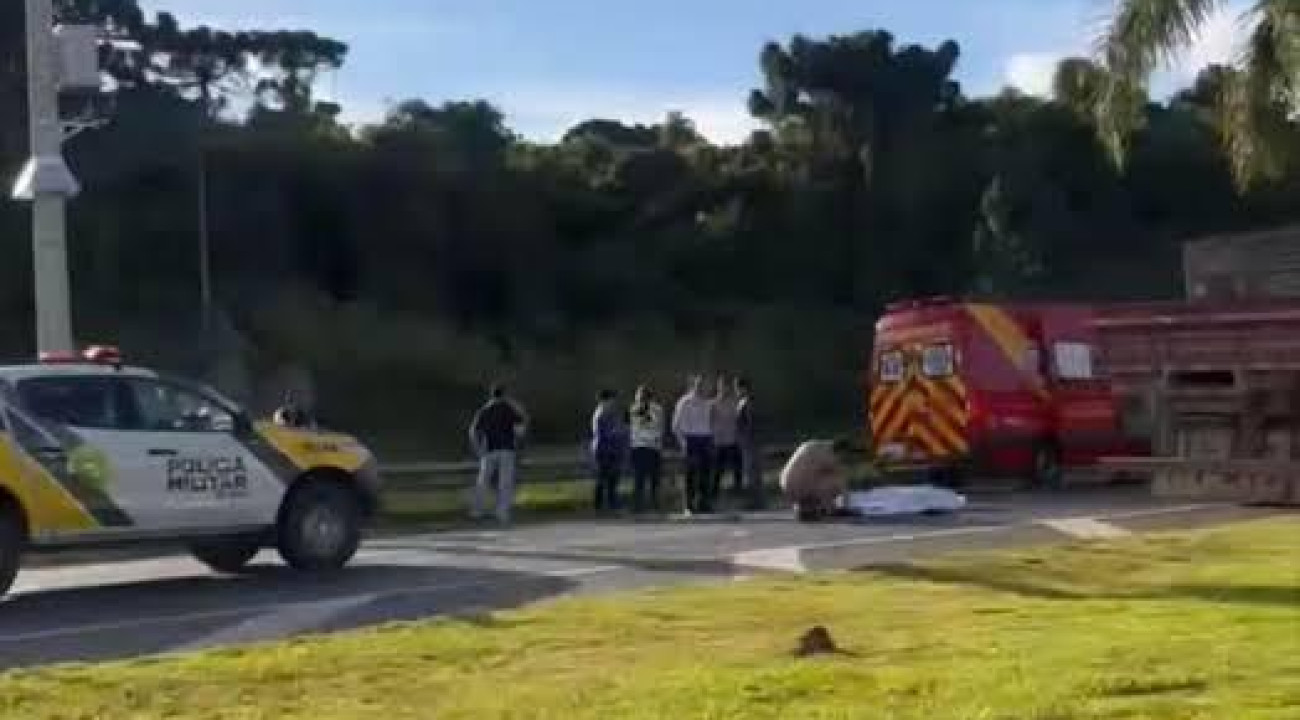 PEDESTRE MORRE ATROPELADO NA PR-151 EM CASTRO-PR
